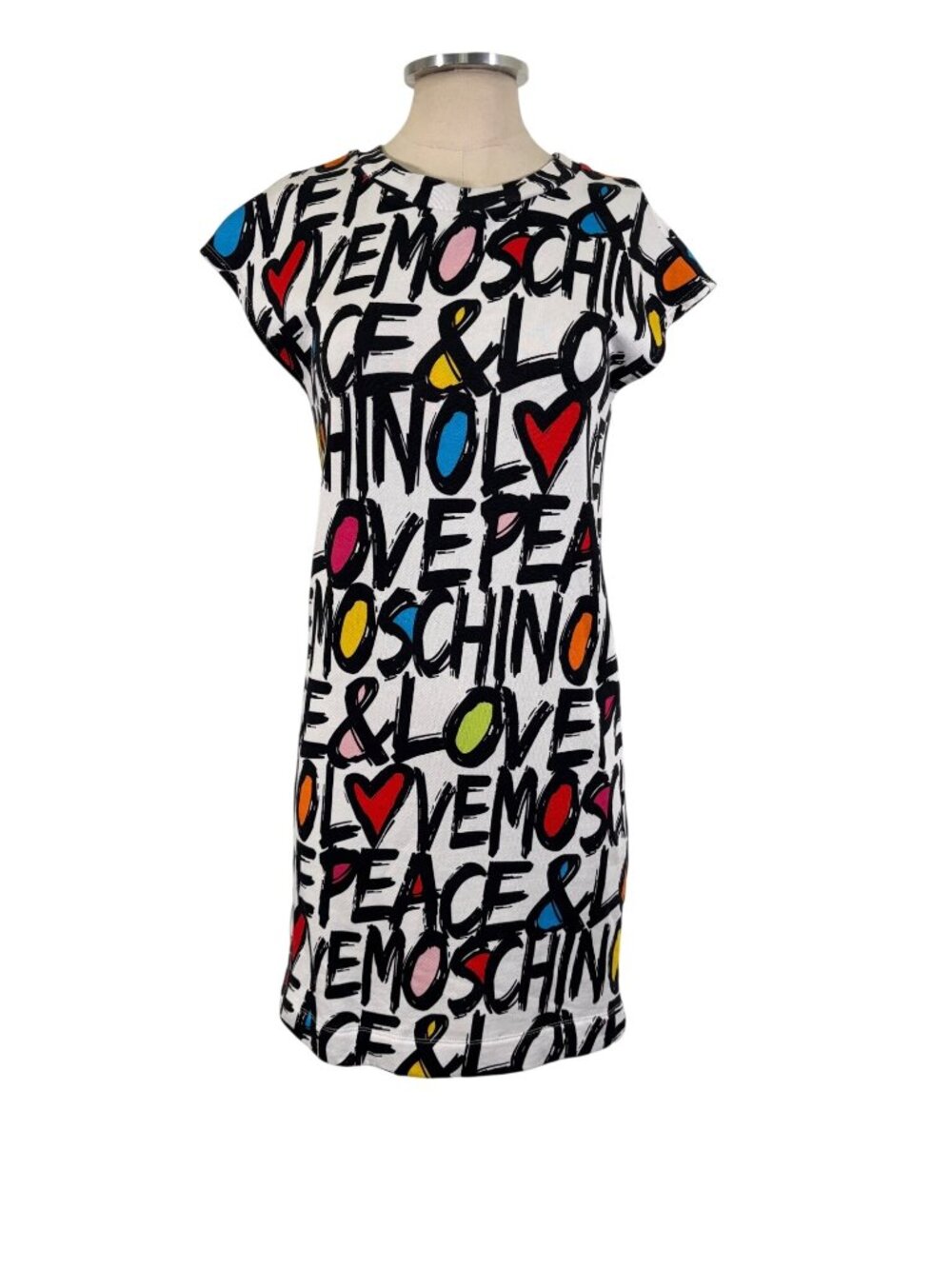 Love Moschino Graphic Print Mini Dress Size 2